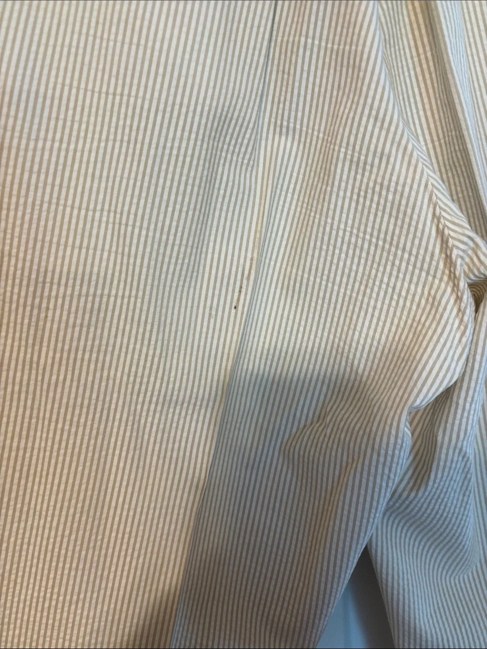 Jos. A. Bank Cream Seersucker Dress Pants